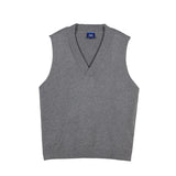 Ilooove Menswear Korean Style Fashion Knitted Vest Men's Autumn 2023 New Personalized V-Neck Loose Sleeveless Sweater Vests Tide