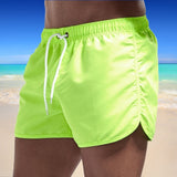 Summer Men's Swimwear Shorts Brand Beachwear Sexy Swim Trunks Men Swimsuit Low Waist Breathable Beach Wear Surf