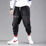 2023 New Streetwear Hip Hop Cargo Pants Men's jeans Cargo Pants Elastic Harun pants Joggers Pants In Autumn and Spring Men Cloth