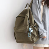 Simple Design Oxford Korea Style Women Backpack Fashion Girls Leisure Bag School Student Book Teenager Useful Travel