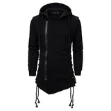 Autumn New Men Hoodies Sweatshirts Casual Solid Long Sleeve Hoodie Men Slim Fit Dark Hooded Loose Jacket Coats