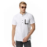 Mens Fashion Thin Slim Short-sleeved Quick-Dry Linen Beach T-Shirt Summer Casual Sport Tees Fit Cotton Fiberflax Polo Shirt Tops