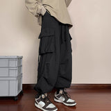 Men's Y2K Clothes Cargo Pants Baggy Oversized Functional Drawstring Pants 2023 Spring Tide High Street Casual Long Pants Fashion