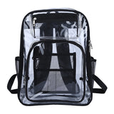 Backpack Waterproof Transparent School Bag Girl Large Capacity Backpack Solid Clear Backpack Men Fashion Transparent Plastic Bag