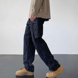 2023 New Waterproof Men's Outdoor Pants Fashion Solid Color Man Trousers Straight-leg Casual Loose Male Pants