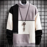 2023 Autumn Winter Men's Cashmere Sweaters Fashion Warm Slim Fit Pullover Sweater Man Wool Knitted Jumper Pullovers Clothing