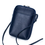 Genuine Leather Crossbody Bag Women Small Shoulder Handbag High Quality Cow Leather Mobile Phone Purse Bags Female Messenger Bag