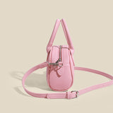 Simple PU Leather Designer Handbags for Women 2023 Girl Fashion Casual  Shoulder Bag Lady Soft Cute Solid Color Zipper Shell Bag