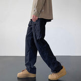 2023 New Waterproof Men's Outdoor Pants Fashion Solid Color Man Trousers Straight-leg Casual Loose Male Pants