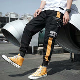 New Streetwear Men's Multi Pockets Cargo Harem Pants Hip Hop Casual Male Track Pants Joggers Trousers Fashion Harajuku Men Pants