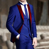 Italian Set Suits for Men Slim Fit 3 Pieces Peaked Lapel Green Fashion Custom Wedding Groom Tuxedo (Jacket + Vest + Pants) 2023