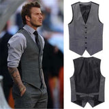 Slim Fit Mens Suit Vest Casual Suit Vest Man Black Formal Businss Vest Arrival Vests Male Waistcoat Gilet Homme Vest Male