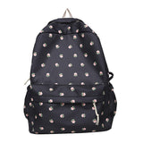 Female Floral Print Laptop College Backpack Fashion New Girl School Bag Women Cute Student Backpack Trendy Lady Kawaii Book Bags