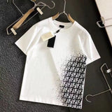 2023 Summer New Men's Clothing Fashion Casual Simple Short Sleeve Round Neck Casual Cotton Letter Printing Commuter Top T-shirt