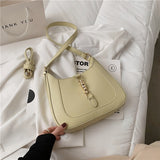 Toptrends Vintage Half Moon Underarm Shoulder Bags For Women 2023 Trend Luxury Designer PU Leather Ladies Handbags And Purses