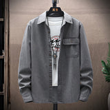 Spring Men's Simple Cotton Denim Shirt Business Casual Loose Thin Jean Shirts Jacket Male Classic Brand Fashion Clothing