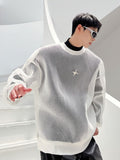 Darkwear Hollowed Out Mesh Design Long Sleeve Men Sweatshirt 2023 New Autumn Korean Fashion Long Sleeve Male Tops 9A4936