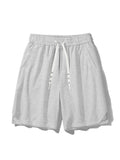 2023 Summer Men's Shorts Fashion Stars Drawstring Straight Baggy Sweatshorts Casual Wide Pants Men Short Sweatpants Sportswear