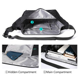 Men Messenger Bag Fashion 14inch Laptop Oxford Waterproof Travel Shoulder Bag All-match Large Casual Single Bag For Male