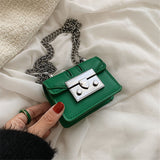 Super Mini Women's Square Bag Purses and Handbags Luxury Lipstick Box PU Leather Shoulder Crossbody Bags for Women Trended