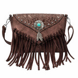 Celela Original Design Shoulder Bag For Women PU Leather Luxury Clutch Designer Handbags Western Purse Fringe Messenger Bag