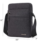 Business Men's Shoulder Bags for 9.7' ipad Canvas Male Messenger Bag Waterproof Casual Husband Crossbody Bag 9 Pockets