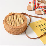 New Square Round Mulit Style Straw Bag Handbags Women Summer Rattan Bag Handmade Woven Beach Circle Bohemia Handbag New Fashion