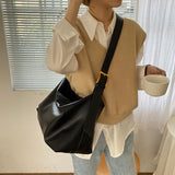 Casual Women Shoulder Bags PU Leather Hobo Bag Female Large Capacity Messenger Bags Soft Crossbody Handbag Bolsos Feminina