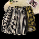 2023 Summer Men's Fashion Trend Striped Printing Shorts Sports 4 Color Elastic Waist Ventilate Beach Hawaii Shorts  M-3XL