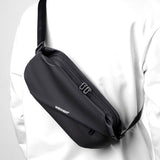 Fanny Packs For Men Unisex Waist Bag Pack Black Fanny Pack For Outdoors Gym Minimalist Chest Shoulder Backpack Crossbody Bag