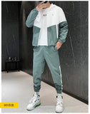 Men Tracksuit Casual Joggers Hooded Sportswear Jackets And Pants 2 Piece Sets Hip Hop Running Sports Suit