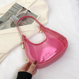 2023 Summer Clear Shoulder Bag Fashion Candy Small Handbags Designer Women Transparent Underarm Bags