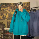 Men's Fashion Oversized Style Coat Multiple colors Hooded Hoodies Cotton Clothes Casual Sweatshirts Students Pullover M-2XL