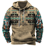 Men's 3D vintage long-sleeved shirt, large long-sleeved printed hoodie men's wear new in hoodies & sweatshirts