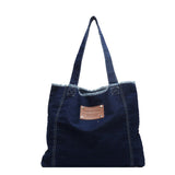 Denim Women's Shoulder Bag High Quality Large Capacity Simple All Match Female Shopper Bag The New Listing Chic Designer Handbag