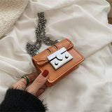 Super Mini Women's Square Bag Purses and Handbags Luxury Lipstick Box PU Leather Shoulder Crossbody Bags for Women Trended