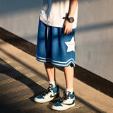 2023 Summer Oversized Basketball Shorts Fashion Streetwear Hip Hop Baggy Short Pants Elastic Waist Sports Trunks