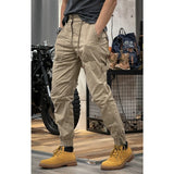 Camo Navy Trousers Man Harem Y2K Tactical Military Cargo Pants for Men Techwear High Quality Outdoor Hip Hop Work Stacked Slacks