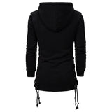 Autumn New Men Hoodies Sweatshirts Casual Solid Long Sleeve Hoodie Men Slim Fit Dark Hooded Loose Jacket Coats