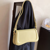 2023 New Popular Solid Bag Designer  PU Leather Women's Shoulder Bag Fashion Simple Crossbody Bag Flap Handbag Trend