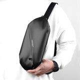 Fanny Packs For Men Unisex Waist Bag Pack Black Fanny Pack For Outdoors Gym Minimalist Chest Shoulder Backpack Crossbody Bag