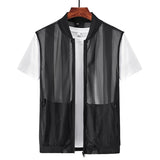 Middle Aged Summer Quick Drying Breathable Thin Vest Men's Vest With Mesh Vest, Outdoor Sports Vest, Japan And South Korea