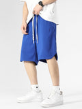 2023 Summer Men's Shorts Fashion Stars Drawstring Straight Baggy Sweatshorts Casual Wide Pants Men Short Sweatpants Sportswear