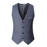 8XL Oversized Spring Summer Men's Suit Vest V-Neck Formal Sleeveless Jacket Casual Business Suit Clothing Vest for Men Blazers