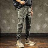 Camo Navy Trousers Man Harem Y2K Tactical Military Cargo Pants for Men Techwear High Quality Outdoor Hip Hop Work Stacked Slacks