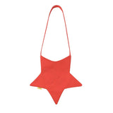 Ilooove Kawaii Bag Star Shape Messenger Bag Women Y2K Vintage Crossbody Bag Strap Girls Bag Korean Designer 2000s Aesthetic Shoulder Bag