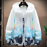 Men's Sunscreen Jackets Summer Super Light Breathable Windproof Camping Fishing Hiking UV Protection Softshell Windbreaker Coat