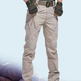 2023 Men's Tactical Pants Hiking Cycling Sports Casual Pants Outdoor Waterproof Quick Dry Cargo Pants Men's Training Pants