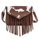 Original Design Shoulder Bag For Women PU Leather Luxury Clutch Designer Handbags Western Purse Fringe Messenger Bag