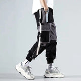 New Streetwear Men's Multi Pockets Cargo Harem Pants Hip Hop Casual Male Track Pants Joggers Trousers Fashion Harajuku Men Pants